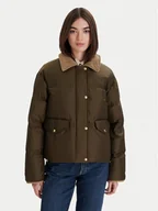 Kurtki damskie - Marc O'Polo Kurtka puchowa 509 1119 70099 Zielony Regular Fit - miniaturka - grafika 1