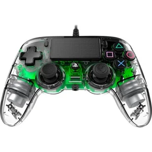 NACON Kontroler NACON Compact Controller Świecący Zielony - Kontrolery do Playstation - miniaturka - grafika 1