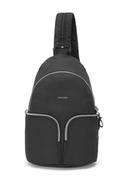 Plecaki - Plecak antykradzieżowy Pacsafe Stylesafe Convertible Sling To Backpack - black - miniaturka - grafika 1