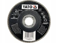 Narzędzia murarskie - YATO ŚCIERNICA LISTKOWA WYPUKŁA 125mm P60 YT-83293 - miniaturka - grafika 1
