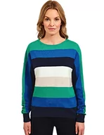 Swetry damskie - Cecil Damski sweter z dzianiny B302221, szmaragdowy zielony melanż, XXL, Szmaragd zielony melanż, XXL - miniaturka - grafika 1