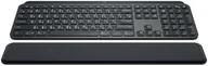 Klawiatury - Logitech Keyboard MX Keys Plus Adv. WL [DE] Handballenauflage Grafit mit Handballenauflage beleuchtete Tasten - miniaturka - grafika 1