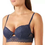 Biustonosze - women'secret Damski klasyczny biustonosz, ciemnoniebieski, 75B, granatowy, 75B - miniaturka - grafika 1
