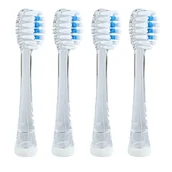 Końcówki do szczoteczek elektrycznych - 4x końcówki do BRUSH-BABY BabySonic PRO - 4 sztuki dla dzieci 1-6 lat - miniaturka - grafika 1