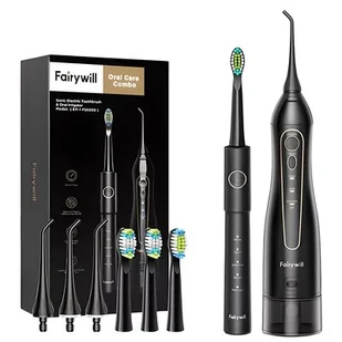 Fairywill FW-E11+FW-5020E Czarny - Szczoteczki elektryczne - miniaturka - grafika 1