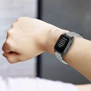 Pasek uniwersalny Alogy Strap z klamrą na smartwatch zegarek 18mm szary - Akcesoria do smartwatchy - miniaturka - grafika 10