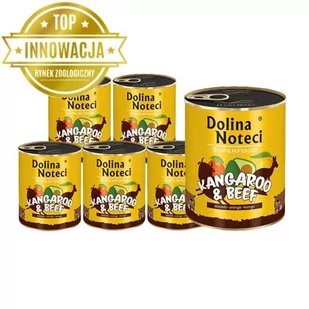 Dolina Noteci PREMIUM SUPERFOOD kangur i wołowina 6x800g 36727-uniw - Mokra karma dla psów - miniaturka - grafika 1