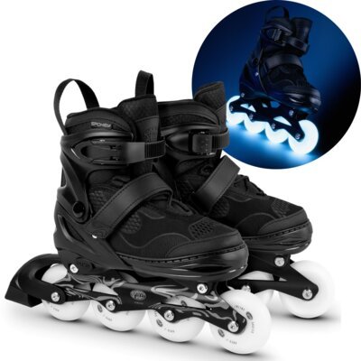 Rolki SPOKEY Firefly ( 35-38) Czarno-biały