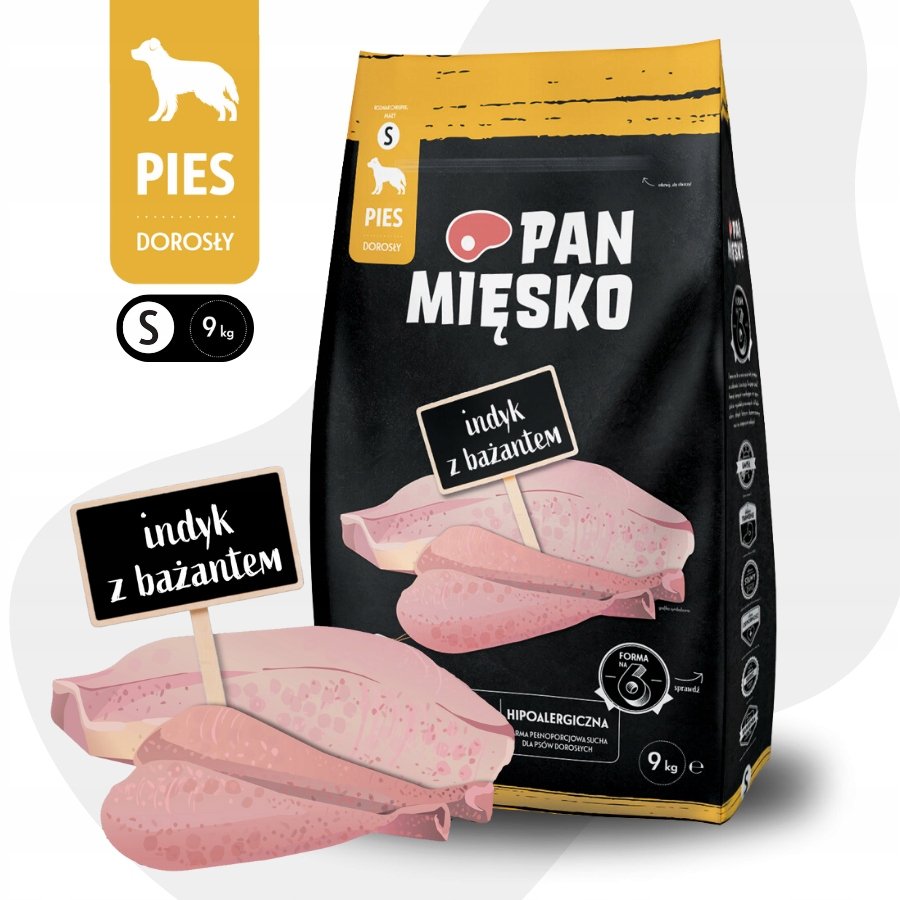 Pan Mięsko Indyk z Bażantem S 9kg
