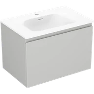 Szafki łazienkowe - Mexen Orio szafka łazienkowa 70 cm z umywalką Vela, 1 szuflada, szara mat/biała mat - 91A10-07047-1-BF62-W23M01 - miniaturka - grafika 1