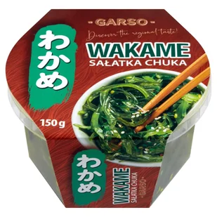 Sałatka z alg Wakame Garso 150 g - Woda - miniaturka - grafika 1