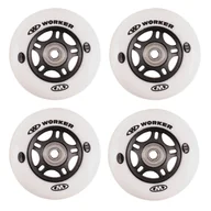 Akcesoria do skatingu - Worker KÓŁKA DO ŁYŻWOROLEK 80MM Z ŁOŻYSKAMI ABEC-7 4287 - miniaturka - grafika 1