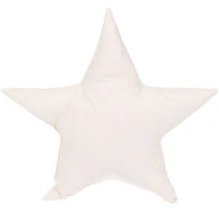Poduszka dla dziecka, gwiazda, Kremowa gwiazdka, 40x40 cm - Kołdry i poduszki dla dzieci - miniaturka - grafika 1