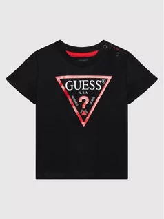 Koszulki dla chłopców - Guess T-Shirt N73I55 K8HM0 Czarny Regular Fit - grafika 1