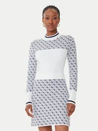 Swetry damskie - Guess Sweter W5BR24 Z3JD2 Écru Slim Fit - miniaturka - grafika 1
