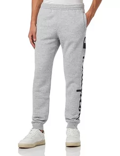 Spodenki męskie - Champion Legacy Authentic Pants-Maxi-Logo Powerblend Fleece Rib Cuff męskie spodnie dresowe, Grigio Melange, L - grafika 1