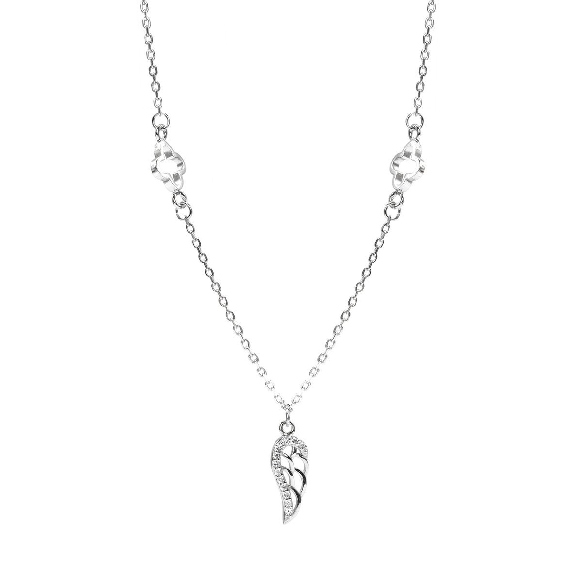 Srebrny naszyjnik celebrytka 925 Winged Happiness