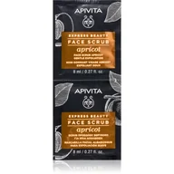 Maseczki do twarzy - Apivita Apivita Express Beauty Morela - delikatnie złuszczający peeling do twarzy 2x8ml - miniaturka - grafika 1
