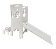 Lalki dla dziewczynek - 2Kids Toys - Wieża edukacyjna Kot ze zjeżdżalnią i tablicą - miniaturka - grafika 1