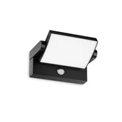 Lampy ogrodowe - Kinkiet zewnętrzny SWIPE AP SENSOR NERO 287737 - Ideal Lux - miniaturka - grafika 1