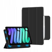 Etui do tabletów - Apple Strado Etui magnetyczne Smart Magnetic do iPad Mini 6 (Czarne) DNETSMIPMINI6.BLACK - miniaturka - grafika 1
