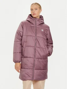 adidas Kurtka puchowa adicolor IW5857 Fioletowy Regular Fit - Kurtki damskie - miniaturka - grafika 1