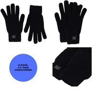 Rękawiczki sportowe damskie - Rękawiczki termiczne Damskie Jeden rozmiar – 4 pary - miniaturka - grafika 1