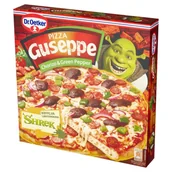 Dania mrożone - Dr. Oetker Guseppe Pizza z salami chorizo sosem pomidorowo-szpinakowym i zieloną papryką 423 g - miniaturka - grafika 1