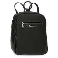 Torebki damskie - Pepe Jeans Mochila 28cm Pjl Aure, Damska torba kurierska, czarna, rozmiar uniwersalny -, Czarny, Jeden rozmiar, Plecak na co dzień - miniaturka - grafika 1