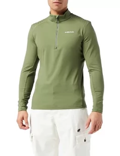 HEAD Męska bluza Marty Midlayer Men Sweat-Shirt zielony oliwkowy XL - Koszulki męskie - miniaturka - grafika 1