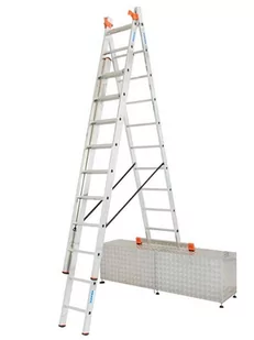 Krause Tribilo drabina aluminiowa Na Schody 3x10 - Drabiny - miniaturka - grafika 1
