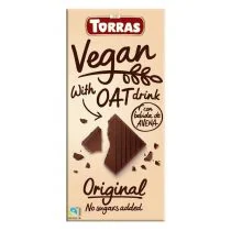 Torras Czekolada wegańska owsiana bez dodatku cukru bezglutenowa 100 g - Czekolada - miniaturka - grafika 1
