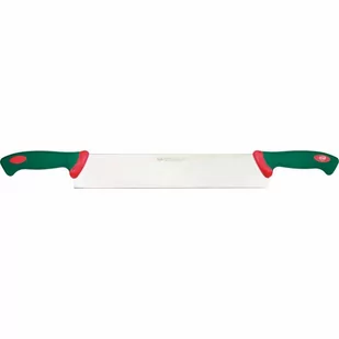 Linia sanelli Premana Professional, nóż (salato) z dwoma uchwytami 36, stal nierdzewna, zielony i czerwony ,61.0 X 3.0 X 6.0 309636 - Noże kuchenne - miniaturka - grafika 1