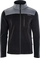 Bluzy męskie - Hi-Tec Polar męski bluza Hi-Tec Hanis 350 czarna rozmiar XXL - miniaturka - grafika 1