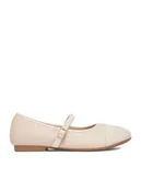 Buty dla chłopców - Guess Baleriny CEO-CS6666-03 Beżowy - miniaturka - grafika 1