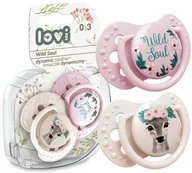 Smoczki uspokajające - LOVI SMOCZEK USPOKAJAJĄCY WILD SOUL 0-3 m 2szt. - miniaturka - grafika 1
