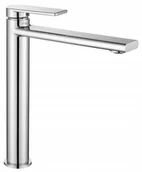 Baterie umywalkowe - Rossa Chrom Bateria Umywalkowa Wysoka Nablatowa - miniaturka - grafika 1