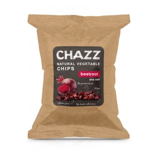 Naturalne Chipsy Buraczane Z Solą Morską 50G - Chipsy - miniaturka - grafika 1