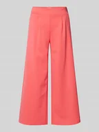 Spodnie damskie - Spodnie materiałowe z szeroką, skróconą nogawką model ‘Kate Sus’ - miniaturka - grafika 1