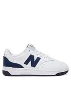 Buty dla dziewczynek - New Balance Sneakersy GSB80WB Biały - miniaturka - grafika 1