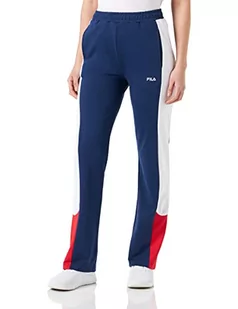 FILA Damskie spodnie rekreacyjne BELLEGARDE Track, Medieval Blue-Bright White-True Red, S, Medieval Blue-Bright White-true Red, S - Spodnie rowerowe - miniaturka - grafika 1