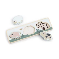 Puzzle - Done by Deer Puzzle Sensoryczne Zwierzątka Tiny Farm - miniaturka - grafika 1