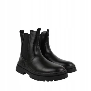 PEPE JEANS SODA TRACK CZARNE SZTYBLETY MĘSKIE WSUWANE 41 AWE - Botki męskie - miniaturka - grafika 1