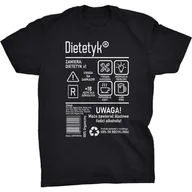 Koszulki męskie - Dietetyk Etykieta Koszulka Prezent Dla Dietetyka - miniaturka - grafika 1