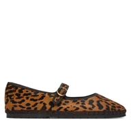 Półbuty damskie - Półbuty Nokwol Mel Brązowy - miniaturka - grafika 1