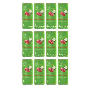 Quality Food Woda kokosowa z sokiem z granatu Zestaw 12 x 320 ml - żywność - Woda - miniaturka - grafika 1