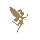 Dekoratorstwo - Aladine, Dekoracja z MDF Wróżka 15 cm - miniaturka - grafika 1