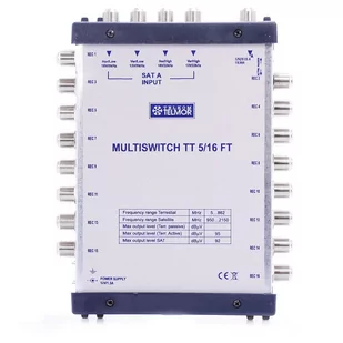 Telmor Multiswitch TT 9/16 FT końcowy - Rozgałęźniki i multiswitche do TV-SAT - miniaturka - grafika 1