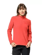 Swetry damskie - Jack Wolfskin Damski sweter Taunus Hz, Hot Coral, XS - miniaturka - grafika 1