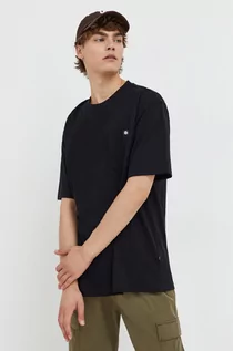Koszulki męskie - Dickies t-shirt bawełniany kolor czarny gładki - grafika 1
